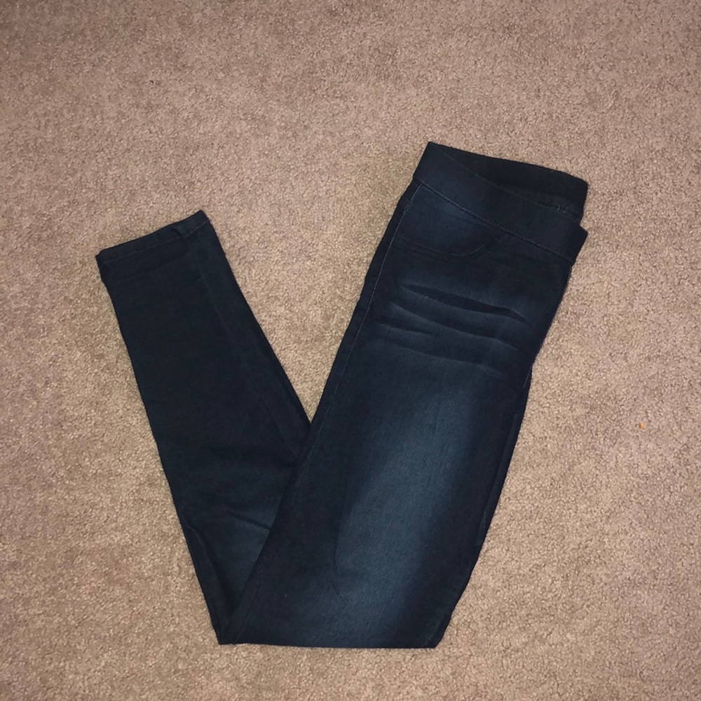 Women's Dark Blue Pull-On Jeggings